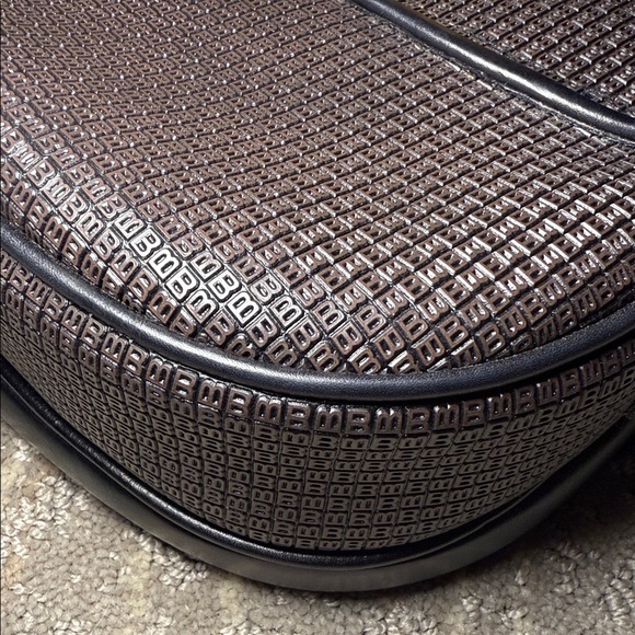 Bally Black Embossed B Crossbody - Picture 6 of 11